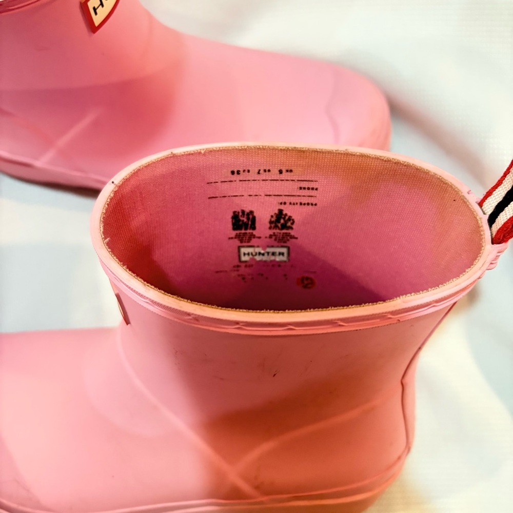 Hunter Pink Women's Winter & Rain Boots - Picture 10 of 14